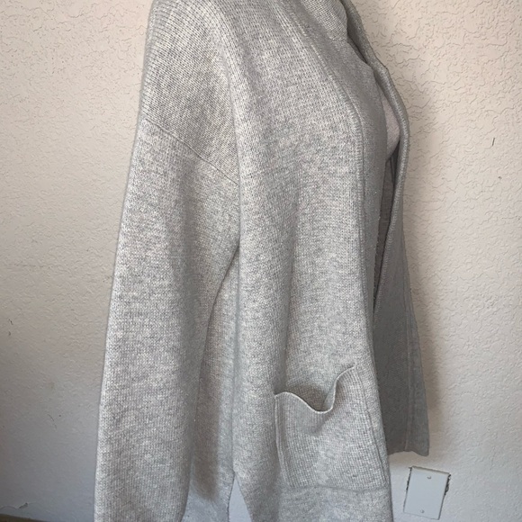 MADEWELL Gray Merino Wool Cardigan Sweater Sx - Picture 3 of 6